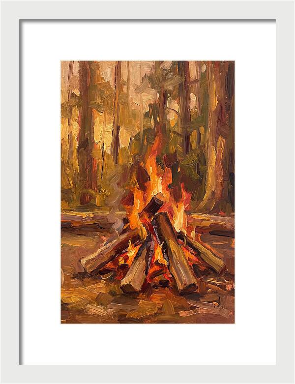 Campfire Serenity In Nature