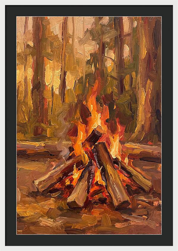Campfire Serenity In Nature