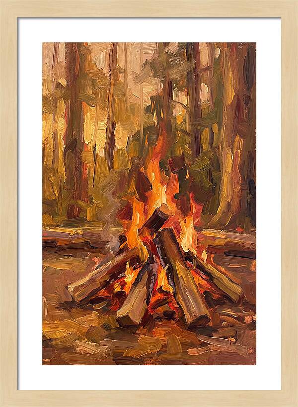 Campfire Serenity In Nature