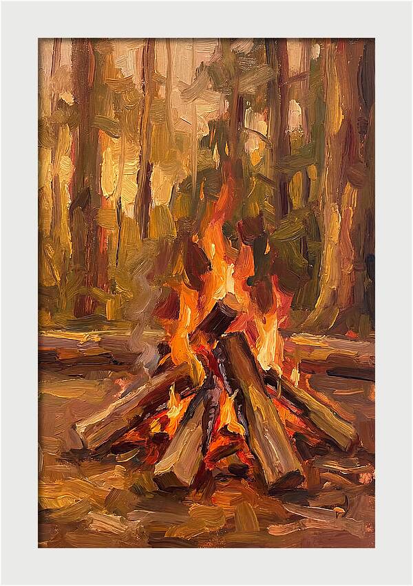 Campfire Serenity In Nature