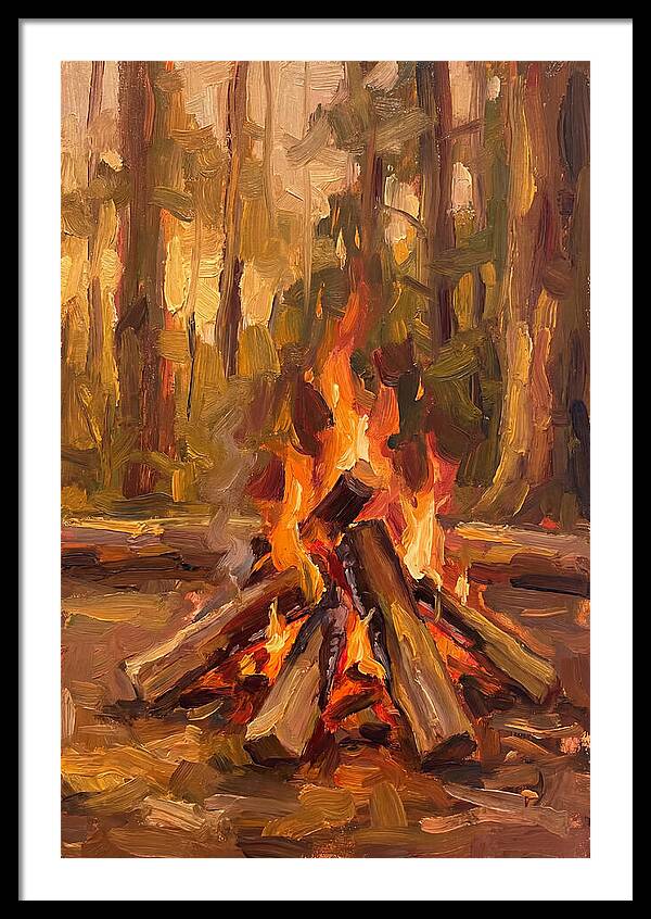Campfire Serenity In Nature