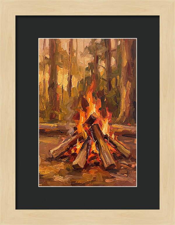 Campfire Serenity In Nature