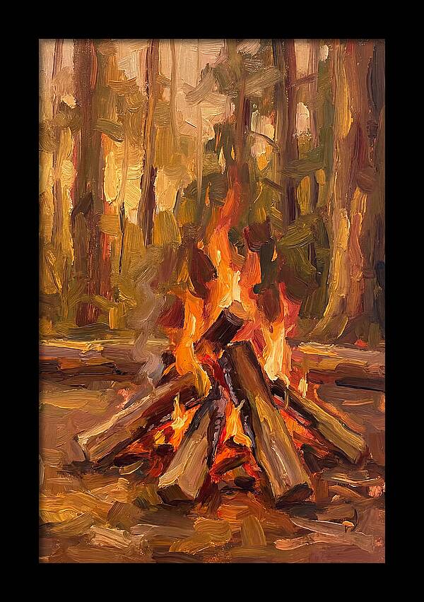 Campfire Serenity In Nature