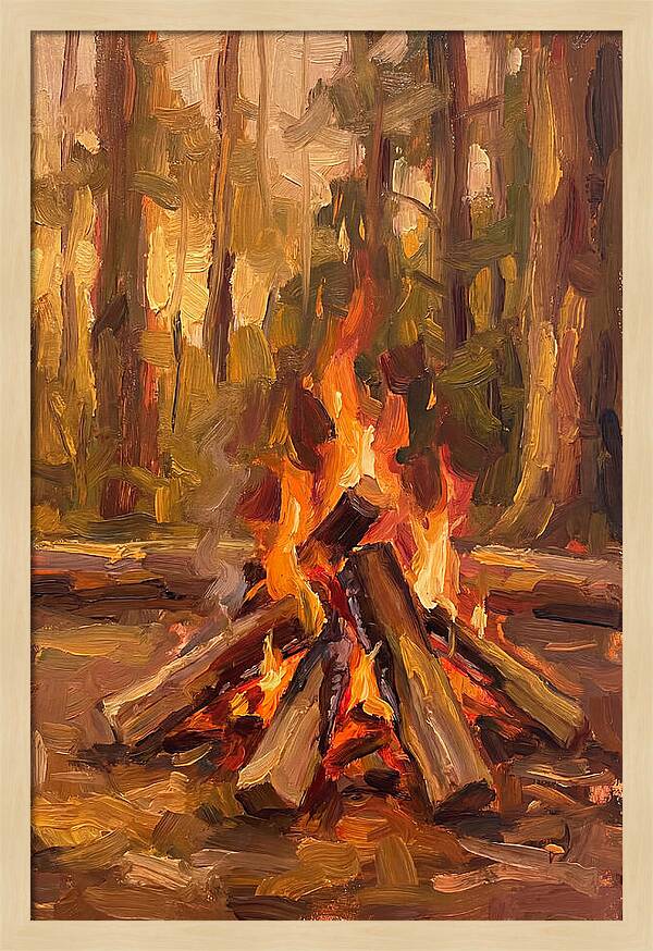 Campfire Serenity In Nature