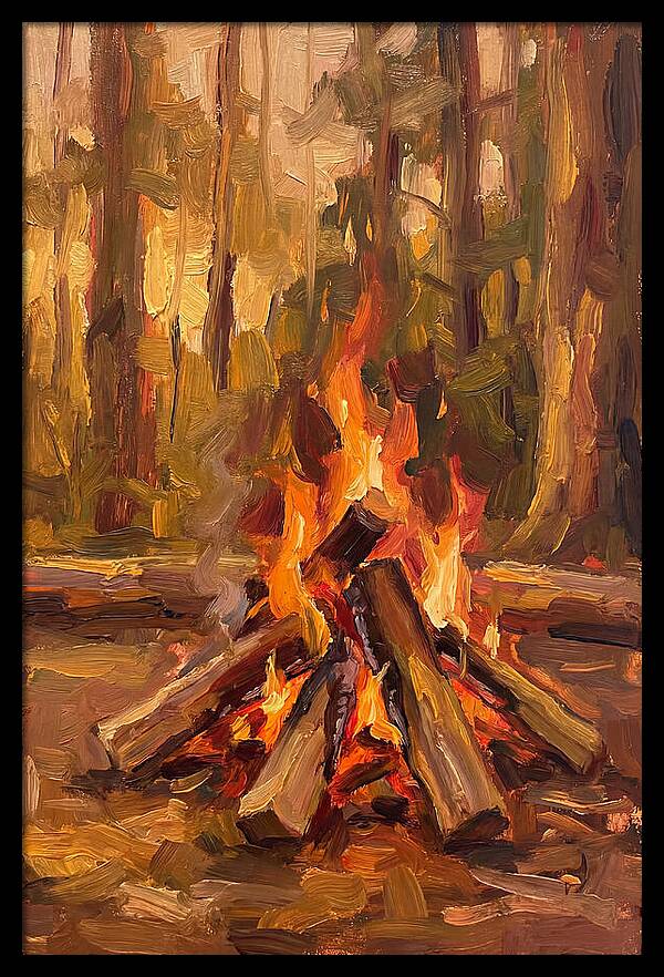 Campfire Serenity In Nature