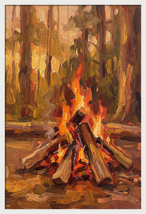 Campfire Serenity In Nature