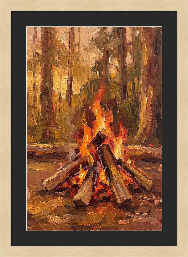 Campfire Serenity In Nature