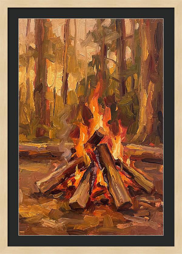 Campfire Serenity In Nature