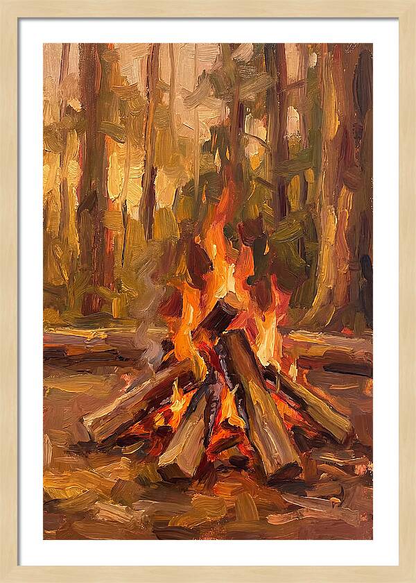 Campfire Serenity In Nature