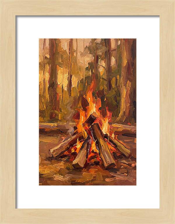 Campfire Serenity In Nature
