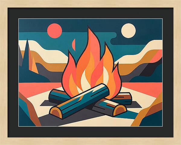 Campfire Under The Stars