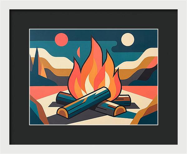 Campfire Under The Stars