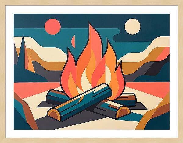 Campfire Under The Stars