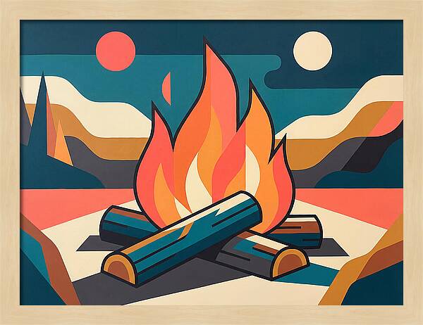 Campfire Under The Stars