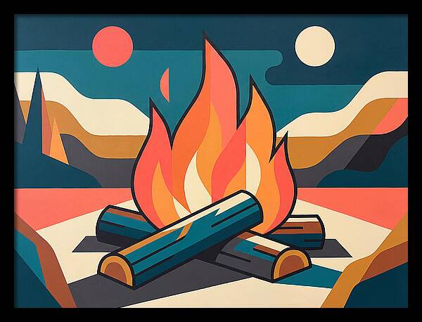 Campfire Under The Stars