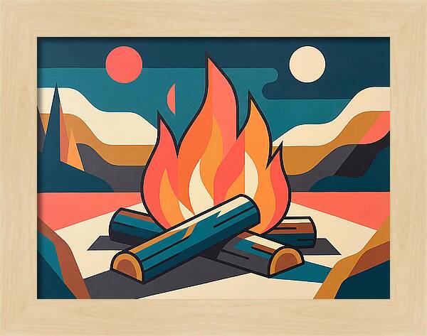 Campfire Under The Stars