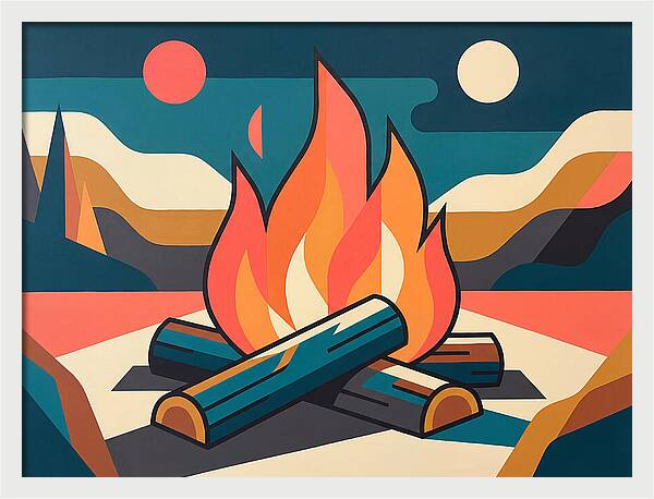 Campfire Under The Stars