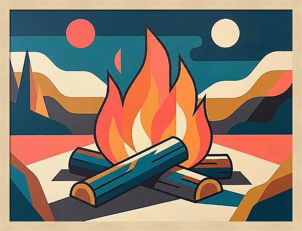 Campfire Under The Stars