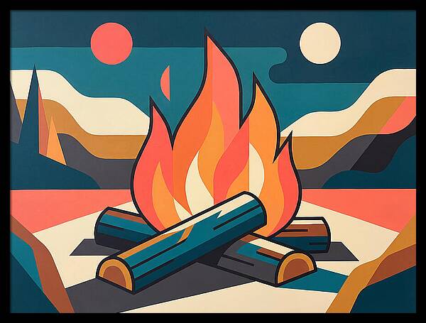 Campfire Under The Stars