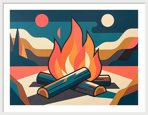 Campfire Under The Stars
