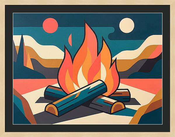 Campfire Under The Stars