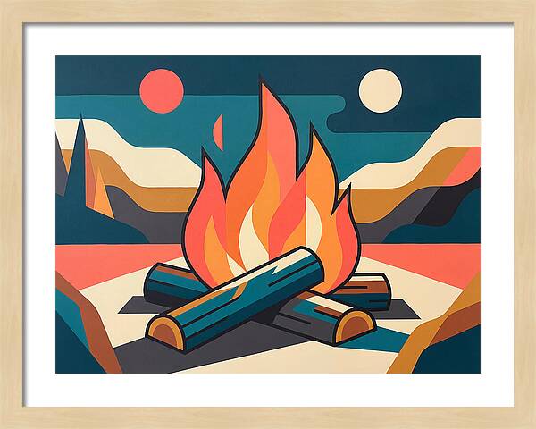 Campfire Under The Stars