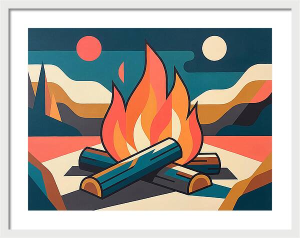 Campfire Under The Stars