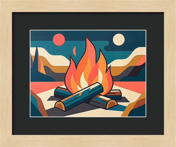 Campfire Under The Stars