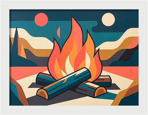 Campfire Under The Stars
