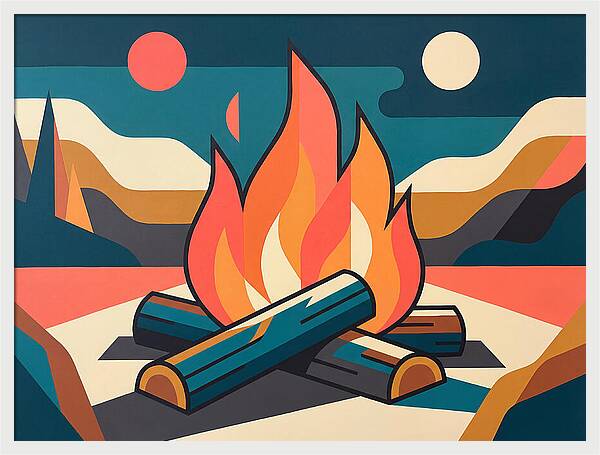Campfire Under The Stars