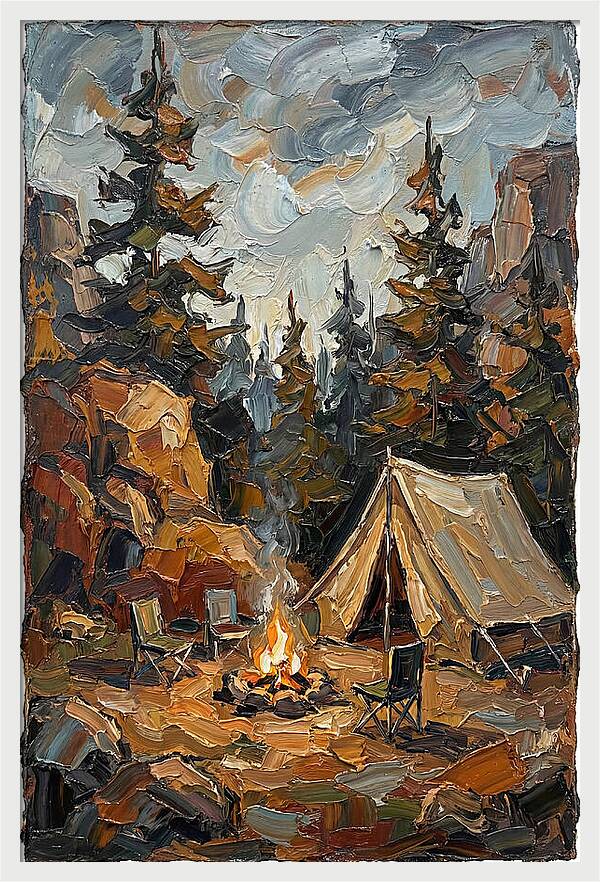 Camping Under The Stars