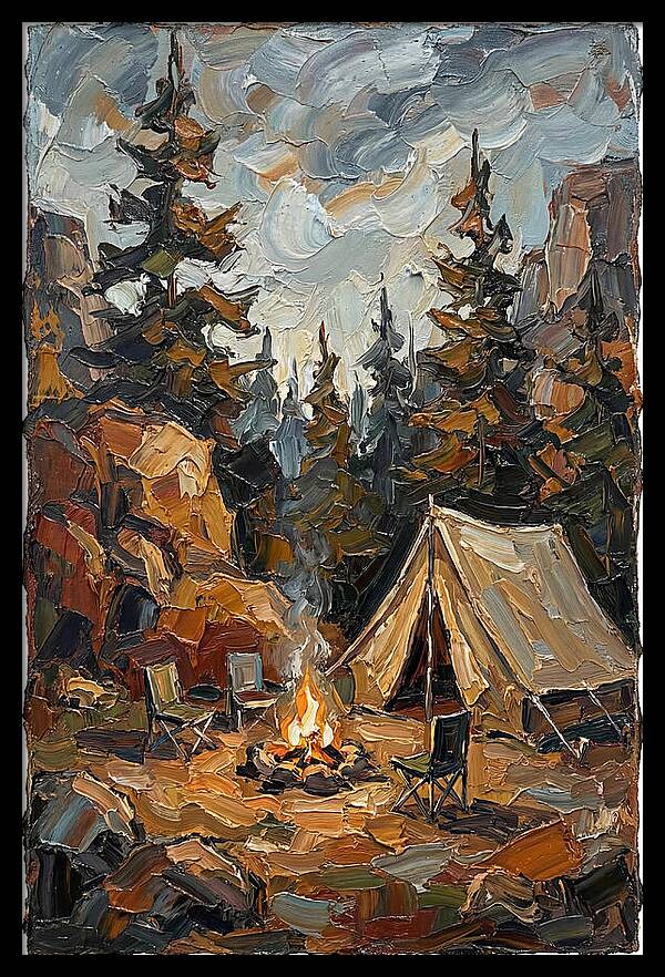 Camping Under The Stars