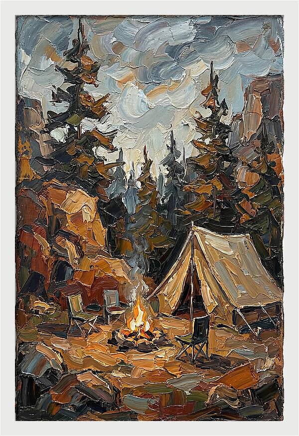 Camping Under The Stars