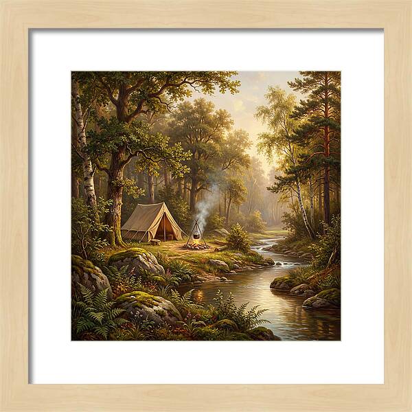 Campsite Serenity In Nature