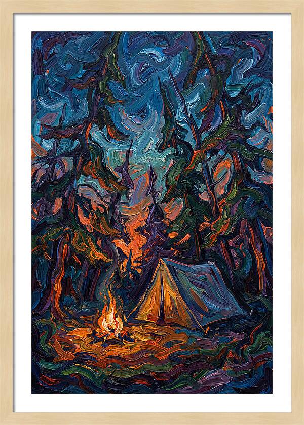 Campsite Under Starry Skies