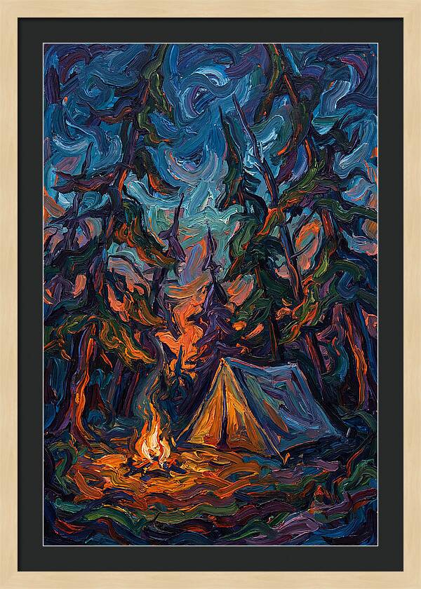 Campsite Under Starry Skies