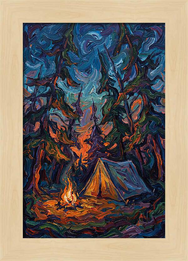 Campsite Under Starry Skies