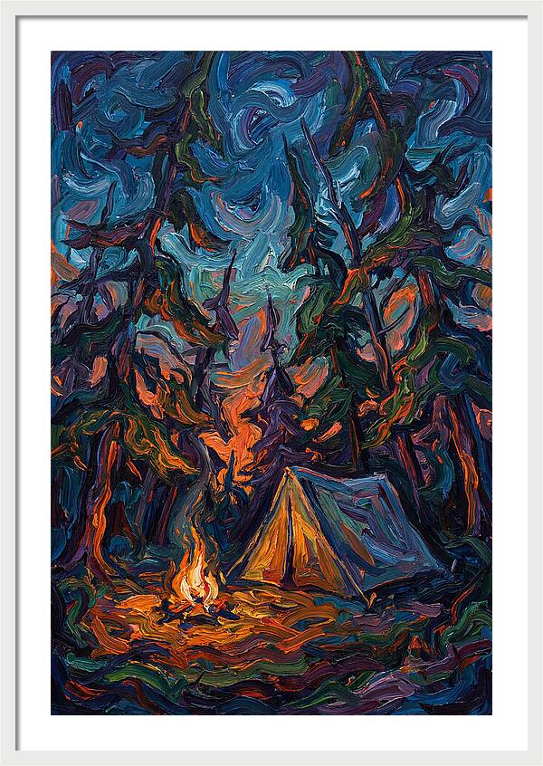 Campsite Under Starry Skies