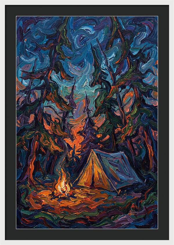 Campsite Under Starry Skies