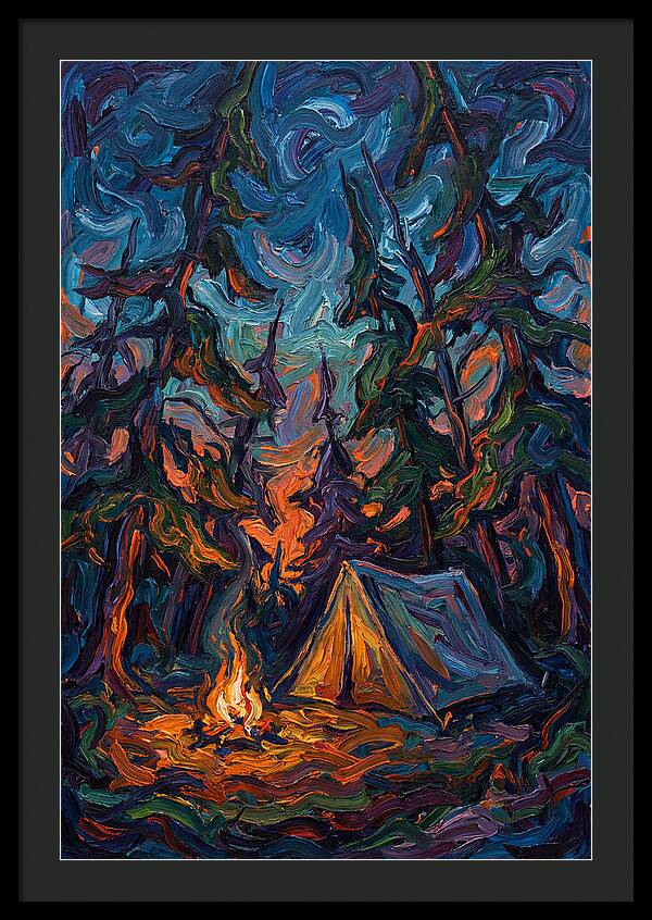Campsite Under Starry Skies