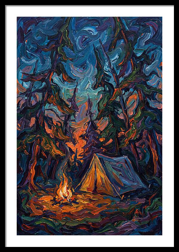 Campsite Under Starry Skies
