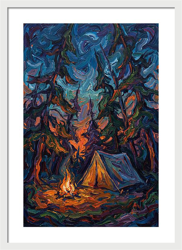 Campsite Under Starry Skies