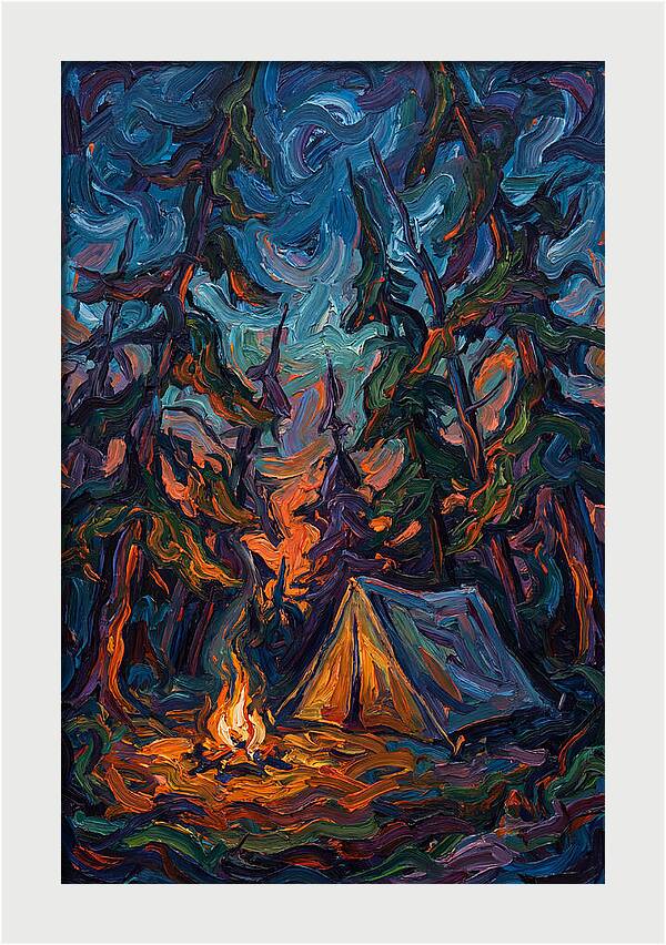Campsite Under Starry Skies