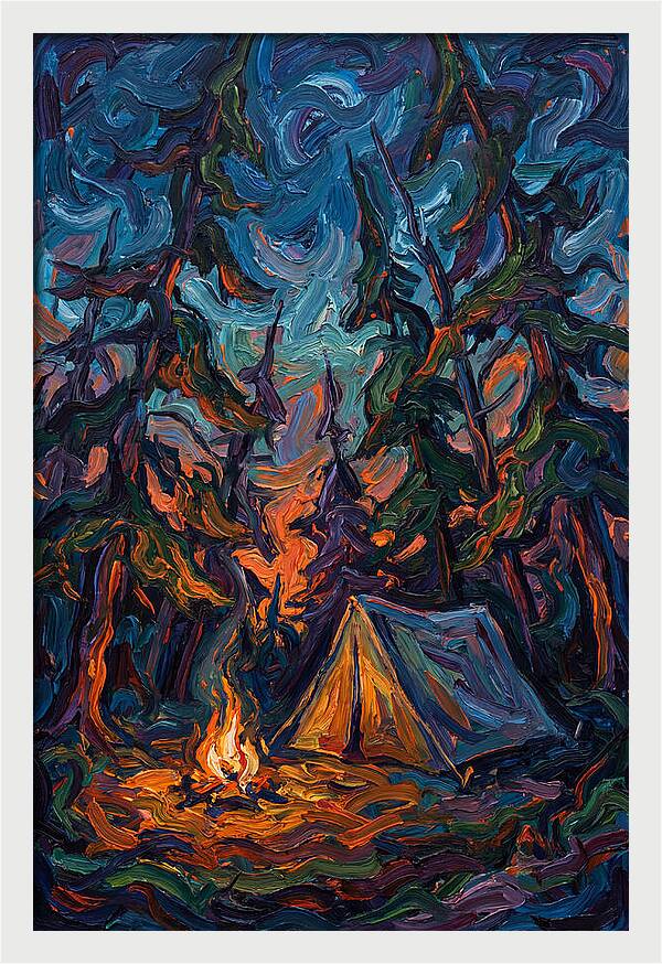 Campsite Under Starry Skies