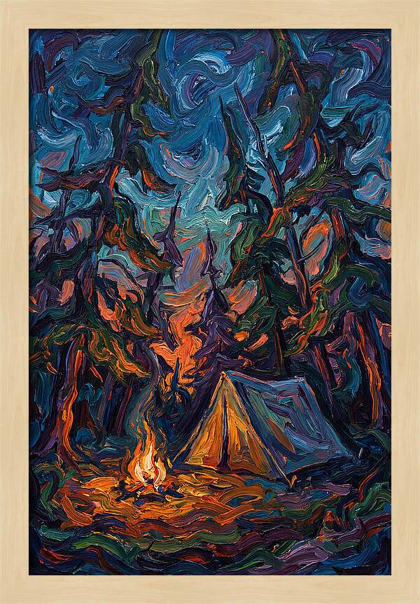 Campsite Under Starry Skies