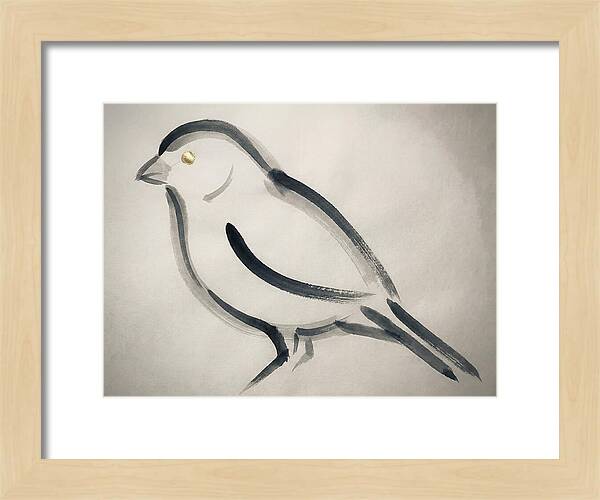 Canary In Minimalist Style