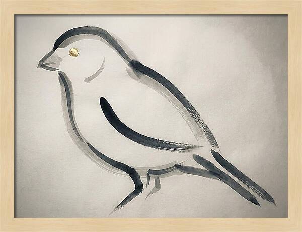 Canary In Minimalist Style