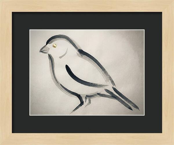 Canary In Minimalist Style