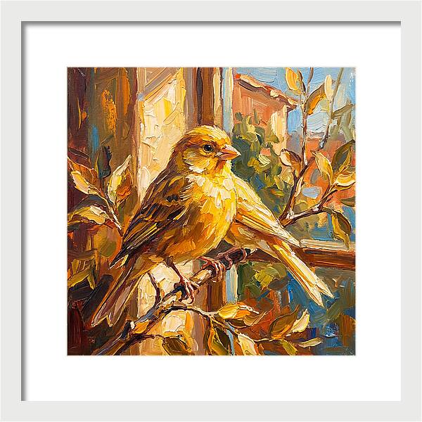Canary In The Mediterranean Sunlight