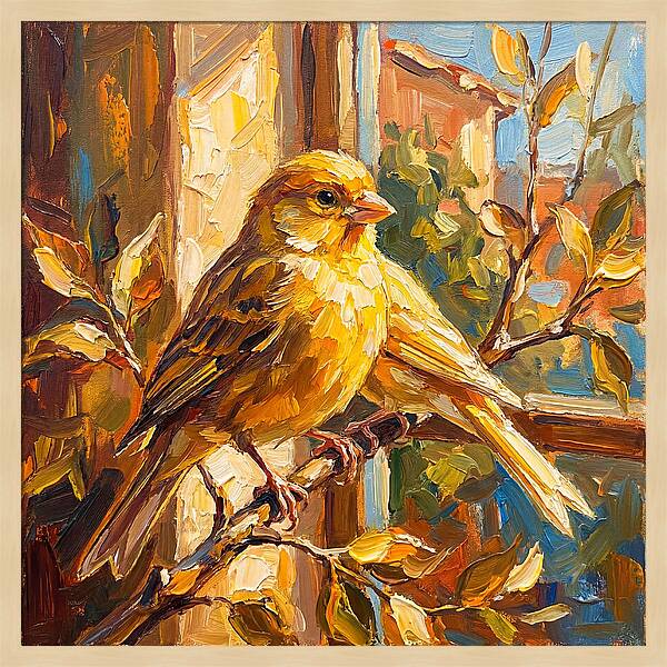 Canary In The Mediterranean Sunlight